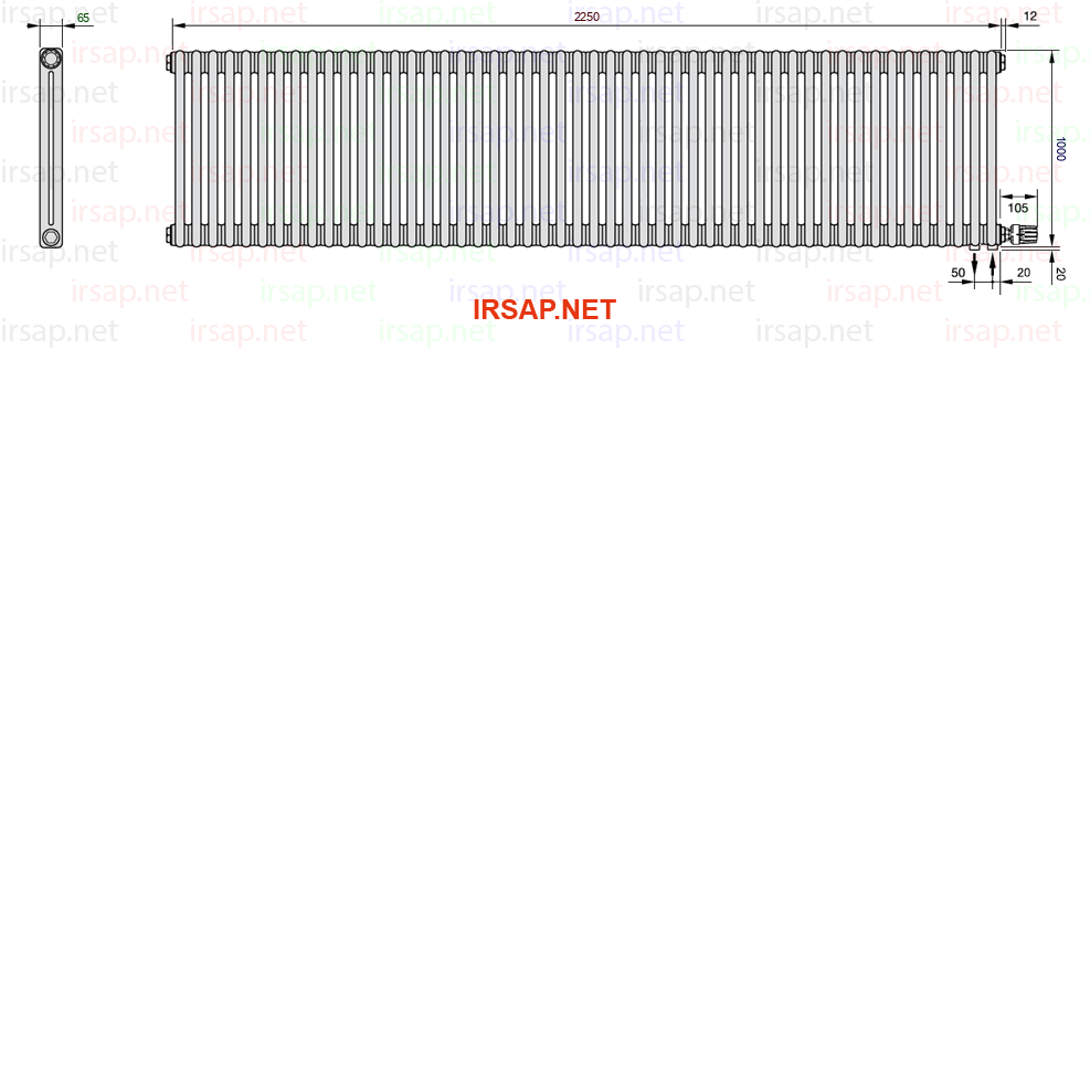Радиатор IRSAP Tesi 21000/50 T26 CL 01